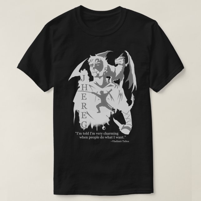 T-shirt Vlad Taltos et Loiosh Jereg Design Classic TShir (Design devant)