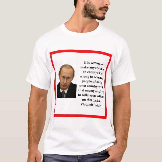 T-shirt Vladimir Poutine (Devant)