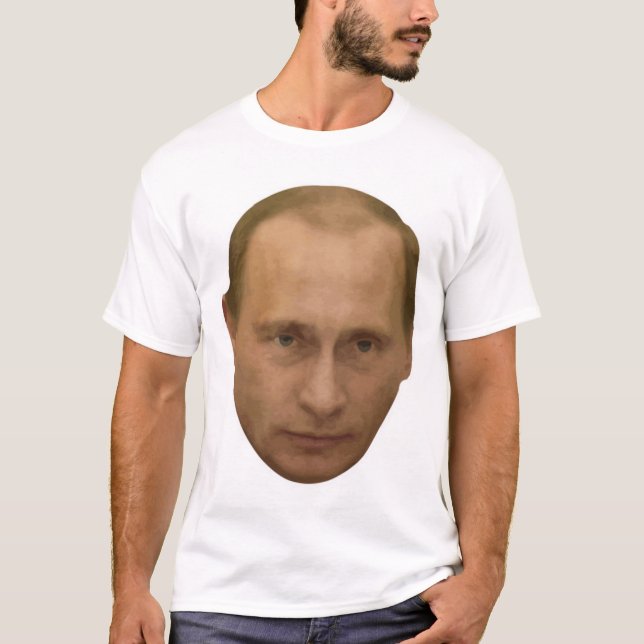 T-shirt Vladimir Poutine FONT FACE (Devant)