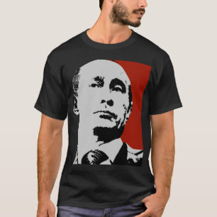 T-shirt Vladimir Poutine rouge
