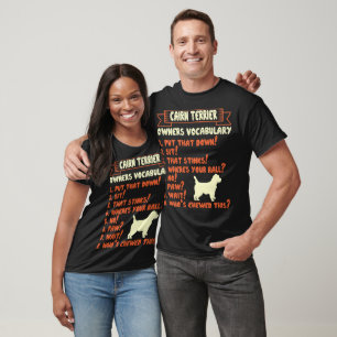 T-shirt Vocabulaire du propriétaire de poussins têtus de C