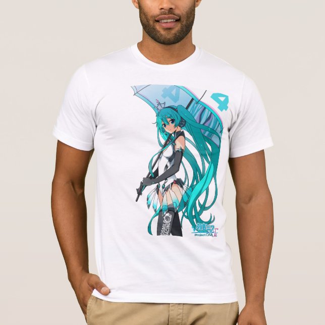 T-shirt Vocaloïde de course (Devant)