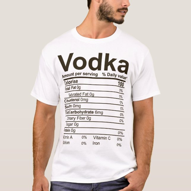 T-shirt Vodka (Devant)