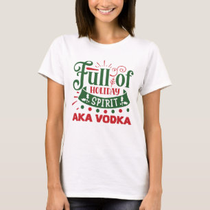 T-shirt Vodka de Noël