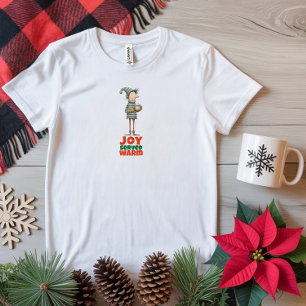T-shirt Vœux ironiques d'elfe de dessin animé vintage