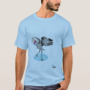 T - Shirt, Vogelkran T-Shirt