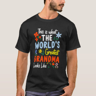 T-shirt Voici à quoi ressemble la plus grande grand grand-