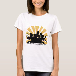 T-shirt Voici à quoi ressemble un ingénieur