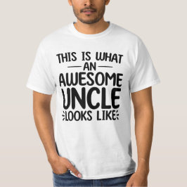 T-shirt Voici À Quoi Ressemble Un Oncle Merveilleux