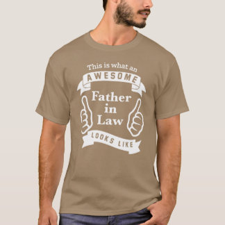 T-shirt Voici à quoi ressemble un père génial en droit S
