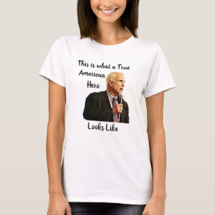 T-shirt Voici à quoi ressemble un véritable héros américai