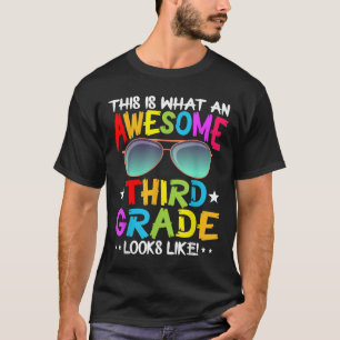 T-shirt Voici à quoi ressemble une super troisième année m