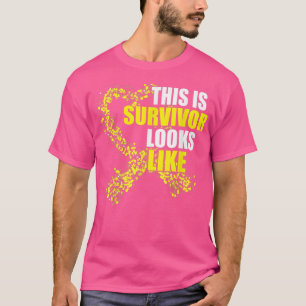 T-shirt Voici À Quoi Ressemble Une Survivante En Cance D'E