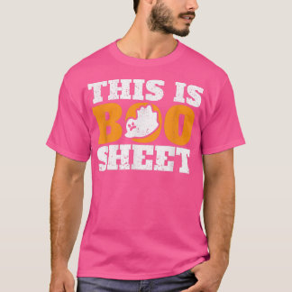T-shirt Voici Boo Sheet Ghost Lover Amour Drôle Halloween
