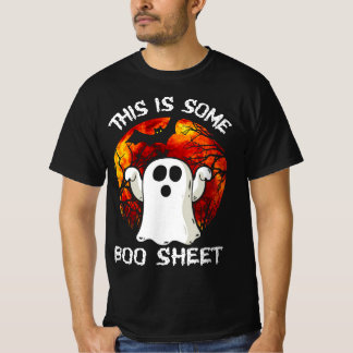 T-shirt Voici Bosheet Ghost Retro Halloween Costume Me