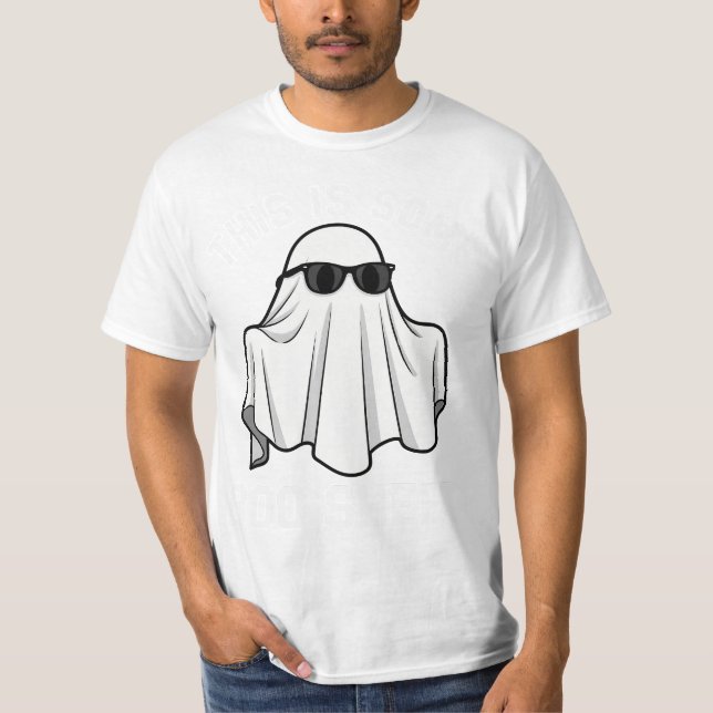 T-shirt Voici Bosheet Ghost Retro Halloween Costume Me (Devant)