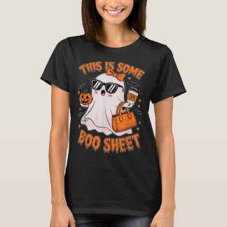 T-shirt Voici Bosheet Ghost Retro Halloween Costume Me