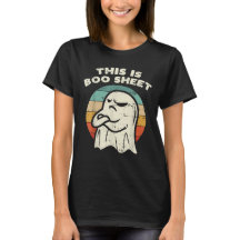 Voici Bosheet Ghost Retro Halloween Femmes