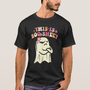 T-shirt Voici Bosheet Ghost Super Funny Halloween Cos