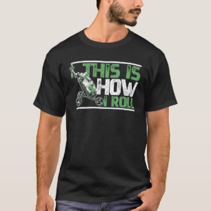 T-shirt Voici comment je roule panier de golf pour un golf