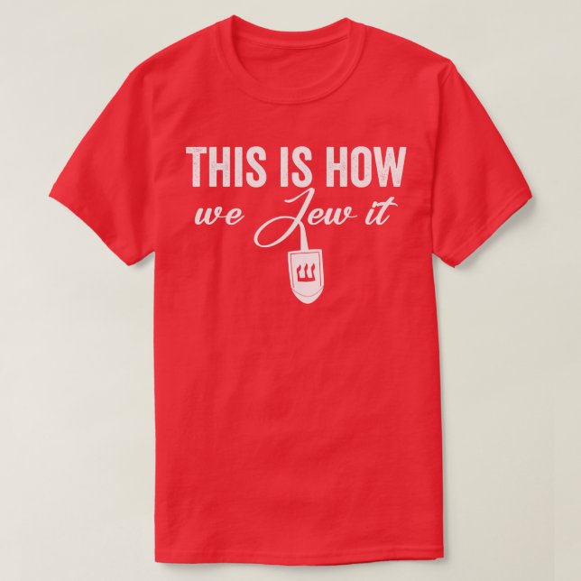 T-shirt Voici comment nous le jugeons 1 (Design devant)