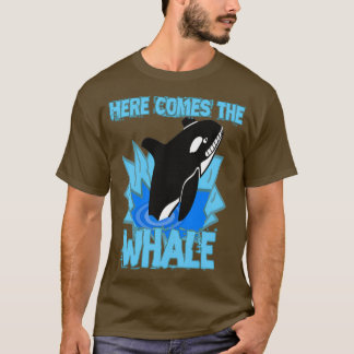 T-shirt Voici la baleine