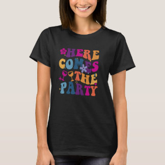 T-shirt Voici la fête de Bachelorette drôle de la mariée