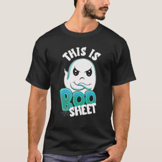 T-shirt Voici La Feuille De Boite Drôle Halloween Ghost Ca