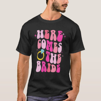 T-shirt Voici La Mariée Enterrement De Vie De Jeune Fille