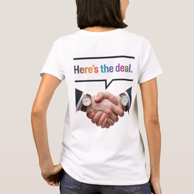 T-shirt Voici l'accord (Dos)