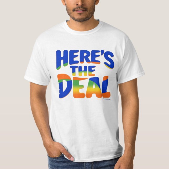 T-shirt Voici l'accord (Devant)