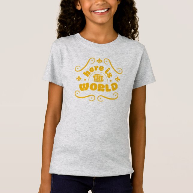 T-Shirt Voici le monde (Devant)