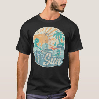 T-shirt Voici Le Soleil Retro 60s Faded Summer