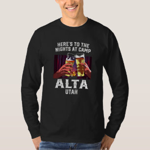 T-shirt Voici Les Nuits Au Camp Alta Camping Utah Camp