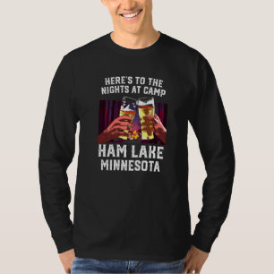 T-shirt Voici Les Nuits Au Camp Ham Lake Camping Minne