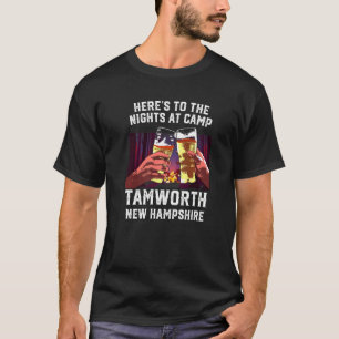 T-shirt Voici Les Nuits Au Camp Tamworth Camping Nouveau H