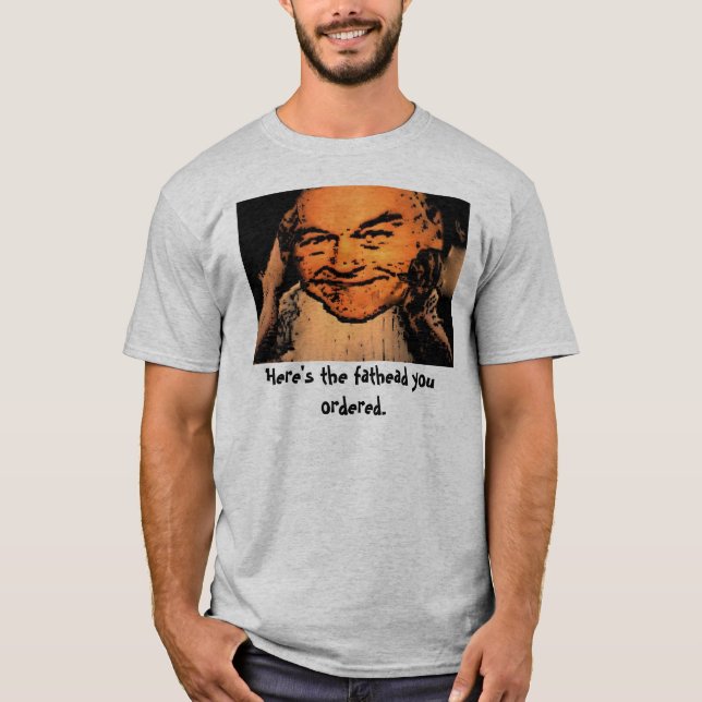 T-shirt Voici l'imbécile y… (Devant)