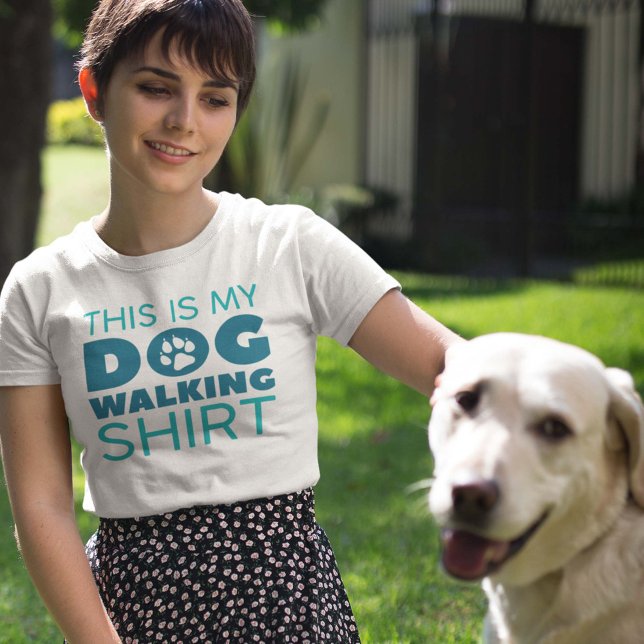T-shirt Voici Ma Chemise De Marche De Chien (Créateur téléchargé)
