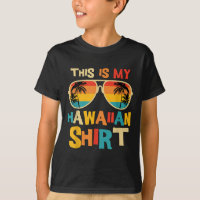 Voici Ma Chemise Hawaïenne Costume Tropical Luau P