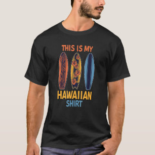 T-shirt Voici ma famille hawaïenne