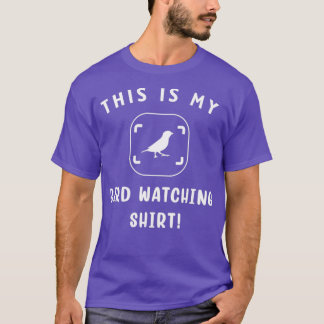 T-shirt Voici Ma Photographie D'Oiseau