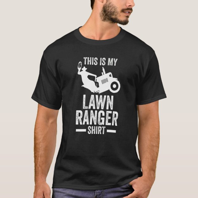 T-shirt voici ma tondeuse à gazon ranger Premium (Devant)