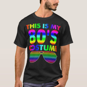 T-shirt Voici mes 80s Costume Cadeau 1980s Halloween