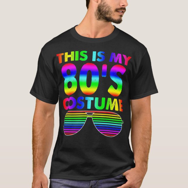 T-shirt Voici mes 80s Costume Cadeau 1980s Halloween (Devant)