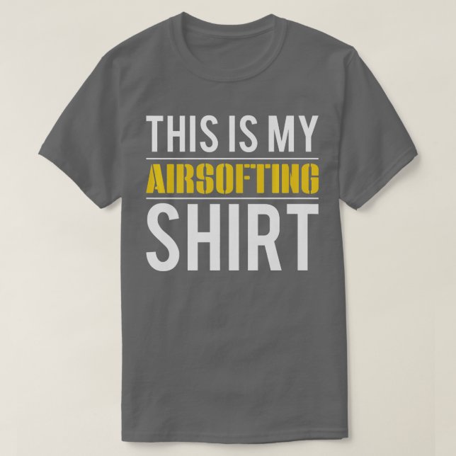 T-shirt Voici Mon Airsofting 1 (Design devant)