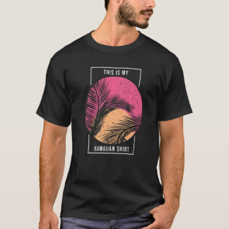 T-shirt Voici Mon Aloha Hawaii Beach Summer Vac