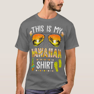 T-shirt Voici Mon Aloha Hawaii Beach Summer Vaca