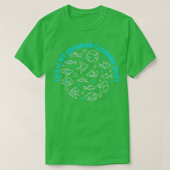 T-shirt Voici Mon Aquarium Nettoyant 36 (Design devant)