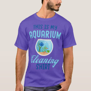 T-shirt Voici Mon Aquarium Nettoyant Drôle Poisson Amoureu