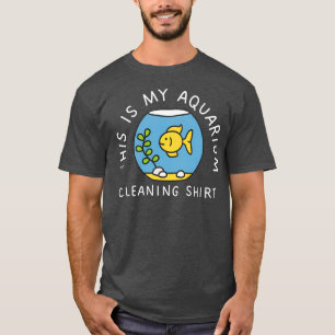 T-shirt Voici Mon Aquarium Nettoyant Drôle Poisson Amoureu